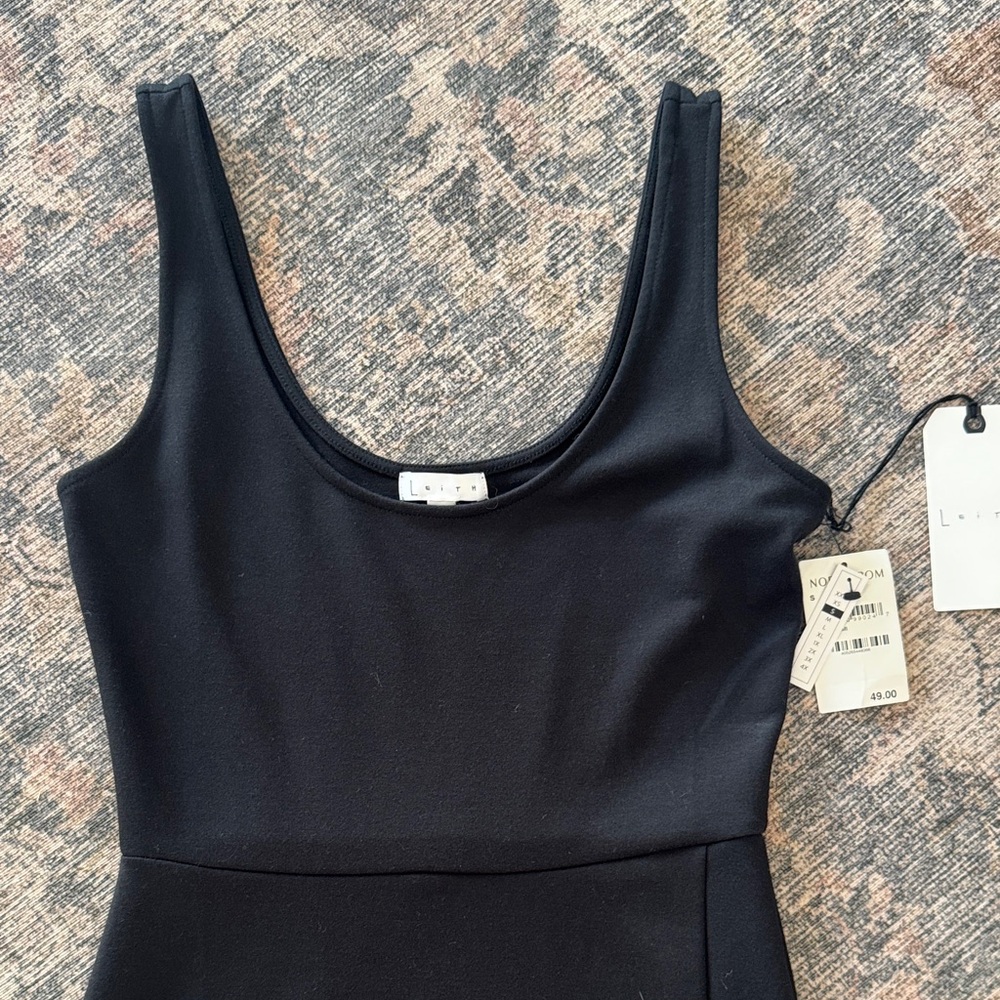 Leith Black Midi Dress - Picture 2 of 3